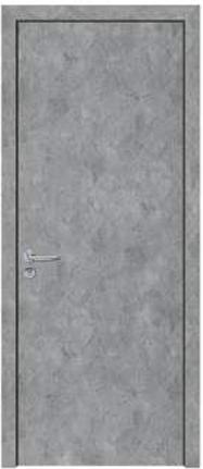 Usa de interior din lemn, Kastilio CT001-S10, stanga/dreapta, gri