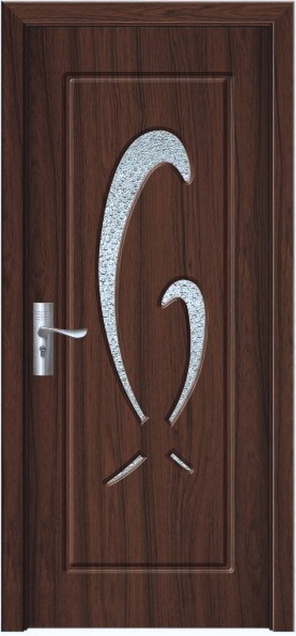 Usa de interior din lemn cu geam, YIMCA Y219T, stanga/dreapta, nuc