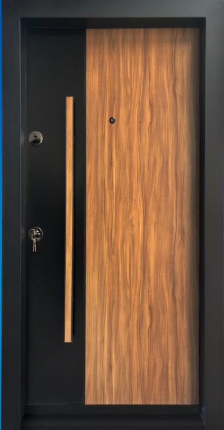 Usa metalica, Yimca A3, stejar, dreapta