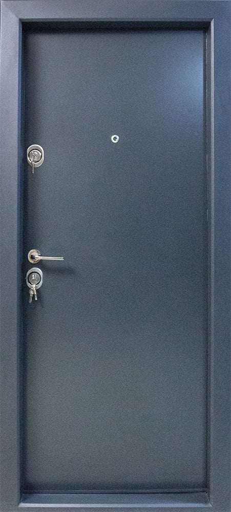 Usa metalica, Yimca S-13, albastru, stanga